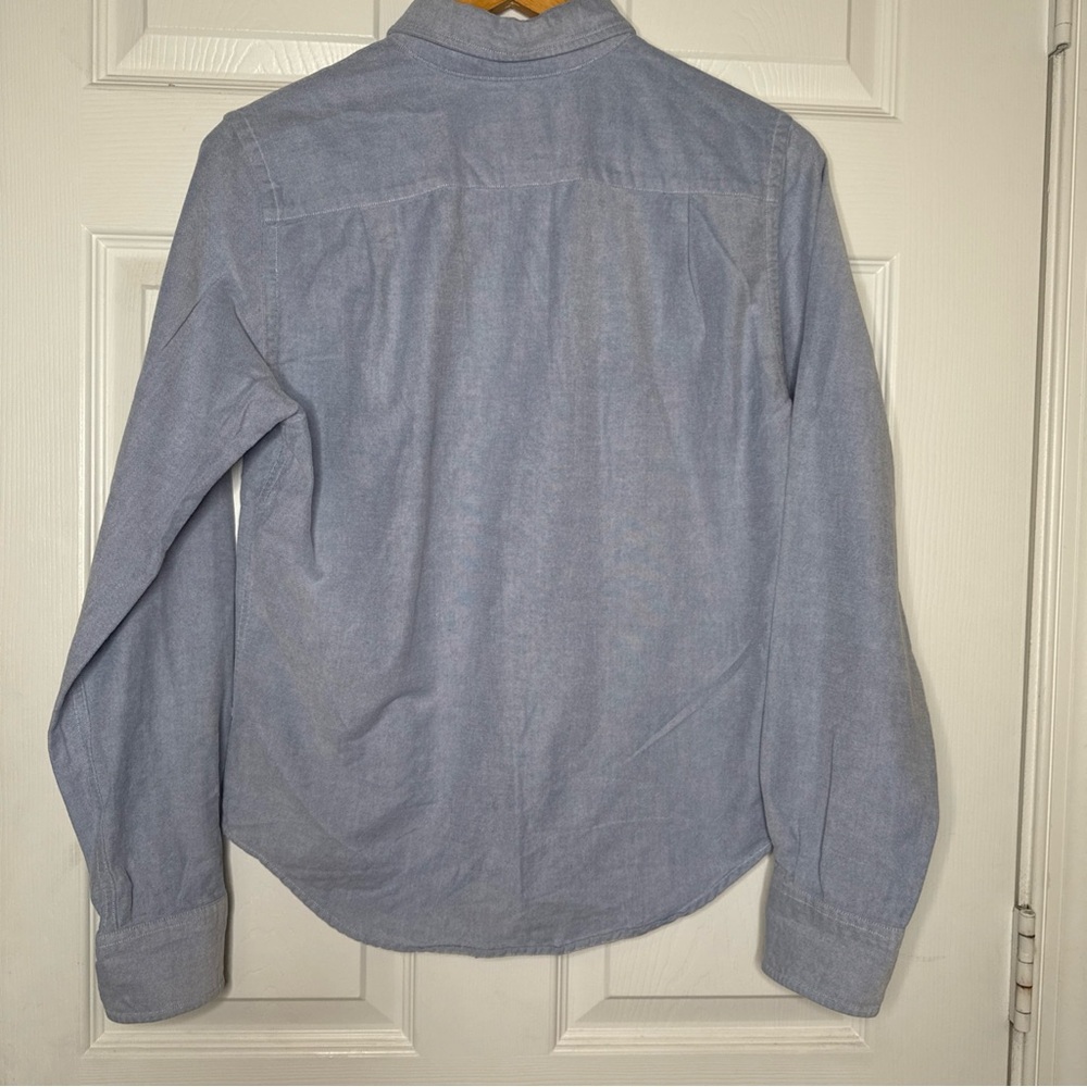 Abercrombie‎ Kids Shirt Blue Long Sleeve Oxford Button Down Large - Picture 2 of 7